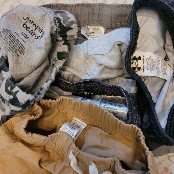 6 Pair Boys Size 12 Months Shorts Bundle - Picture 2 of 3